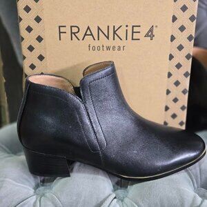 Frankie 4 Novah Black Leather Boot Size 7